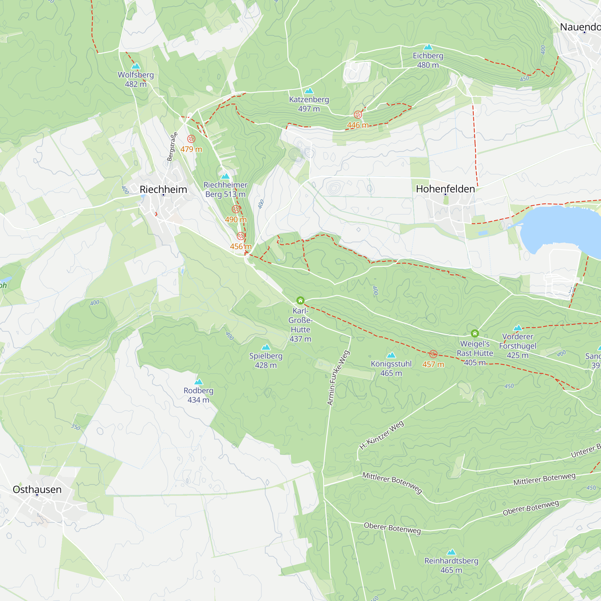 Karl-Große-Hütte map