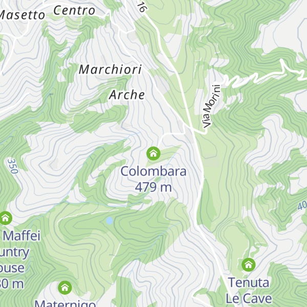 Map of Colombara