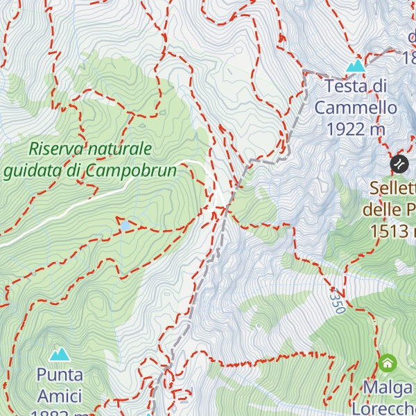Map of Rifugio Pompeo Scalorbi