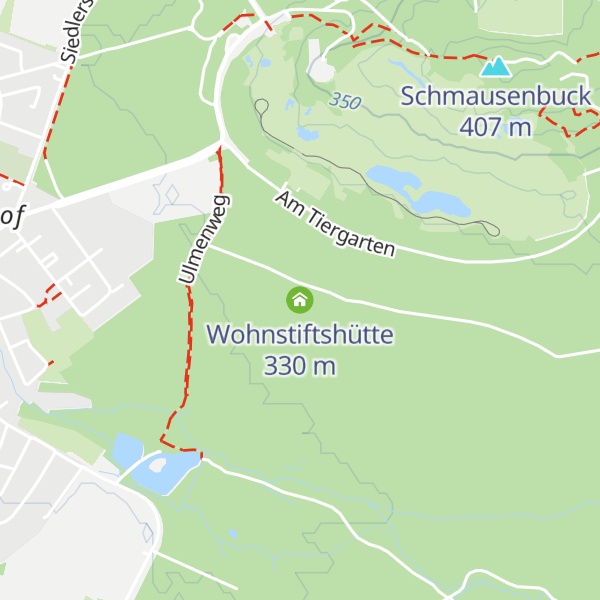 Map of Wohnstiftshütte