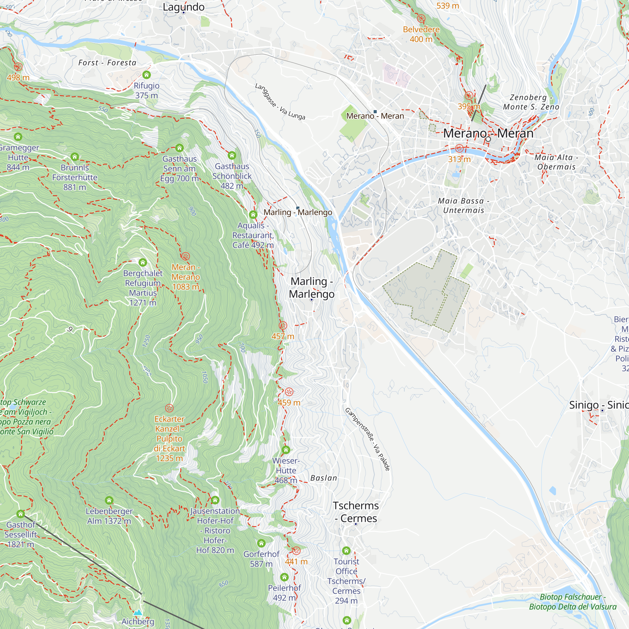 Tourismusverein Marling map
