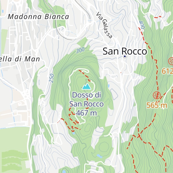 Map of Dosso di San Rocco