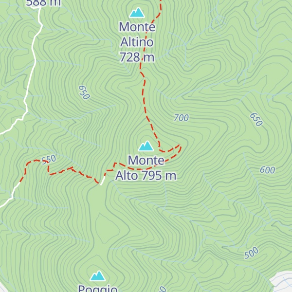 Map of Monte Alto