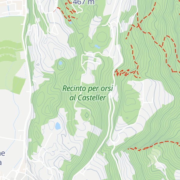 Map of Tane degli orsi