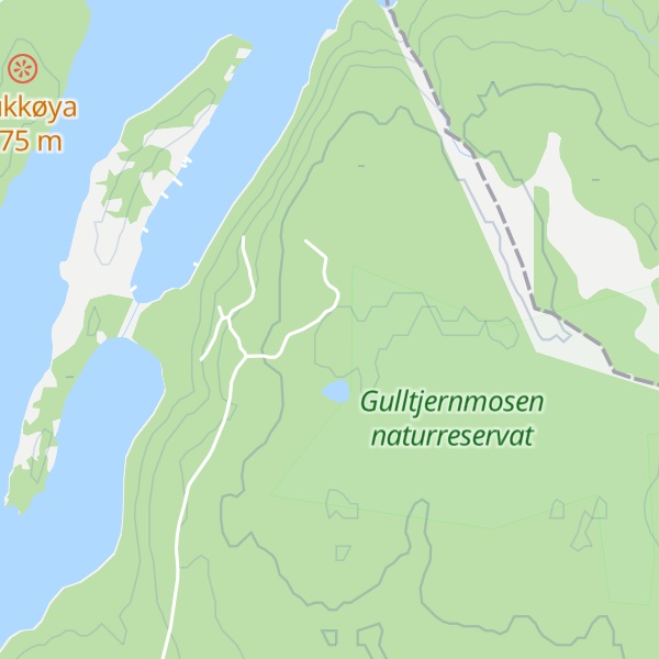 Map of Lysefjell