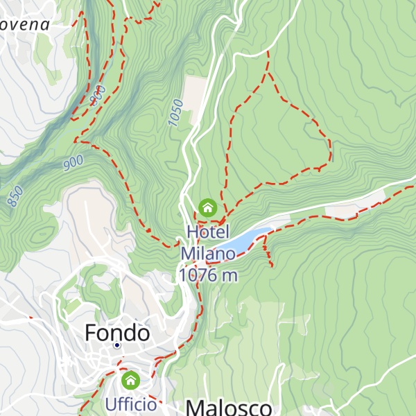 Map of Hotel Milano