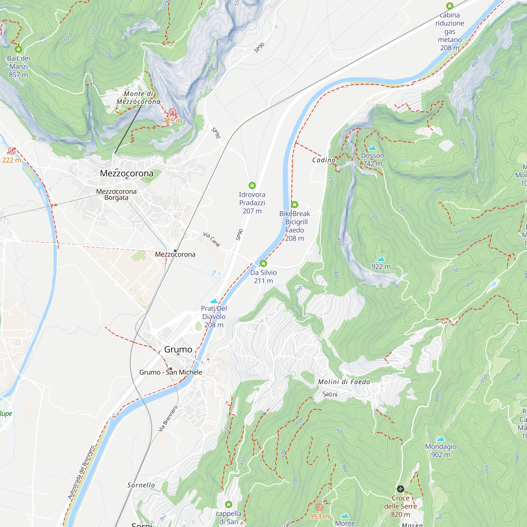 Da Silvio map