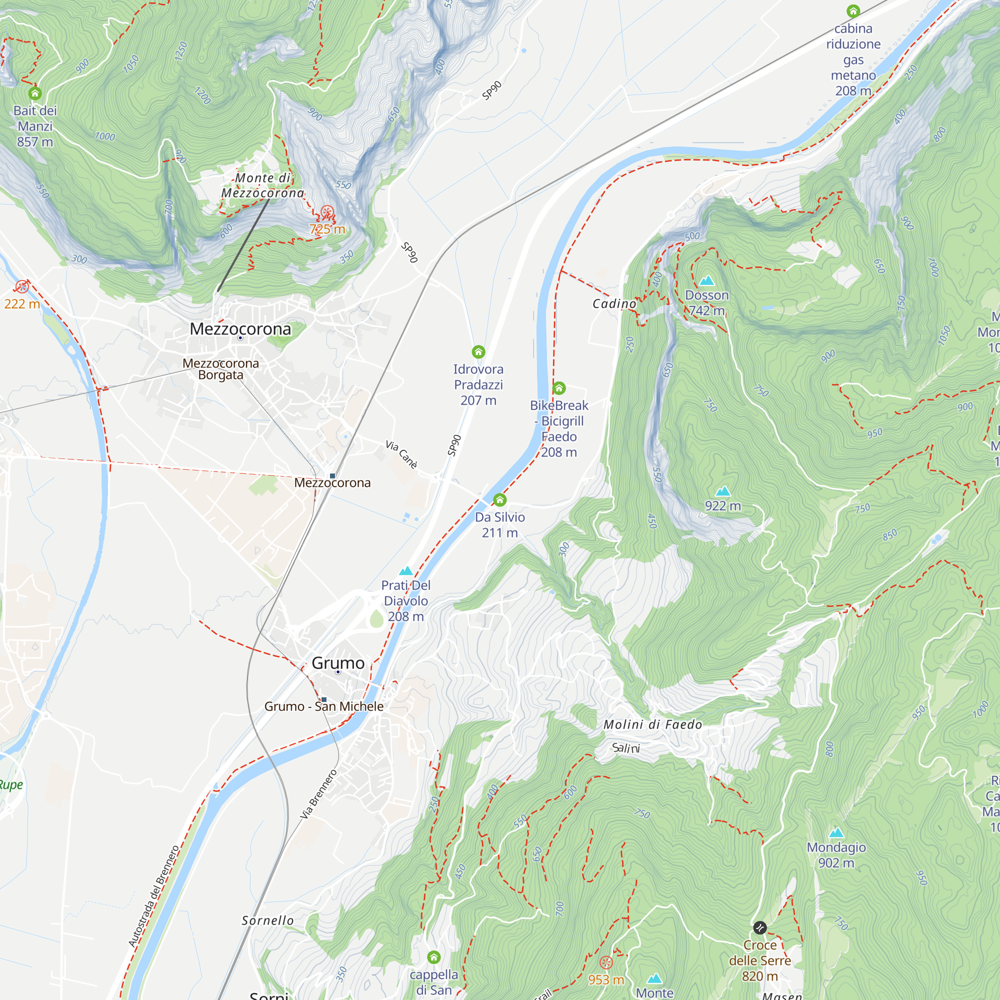 Da Silvio map