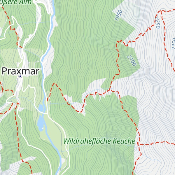 Map of Aflinger Alm