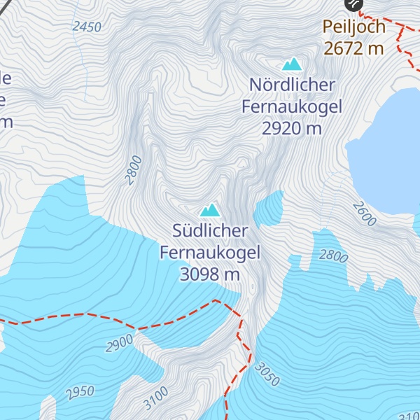 Map of Südlicher Fernaukogel