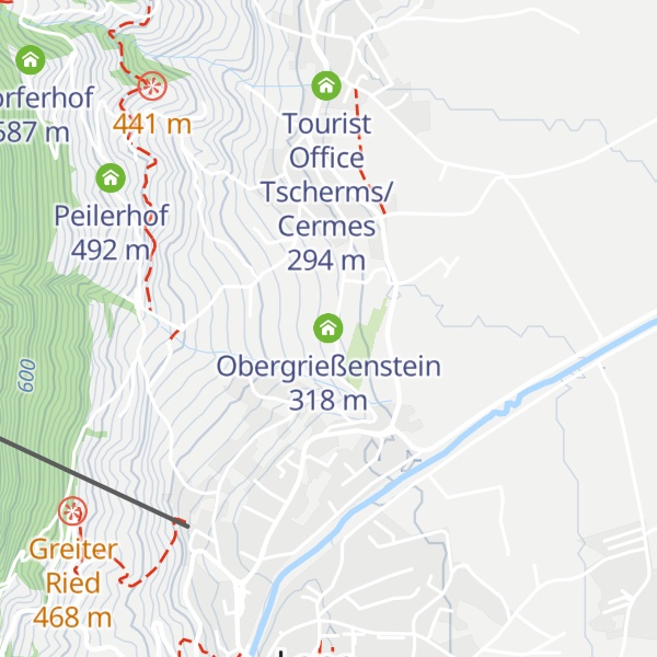 Map of Obergrießenstein