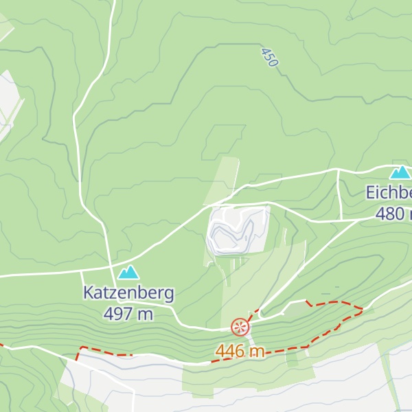 Map of Eichenberghütte