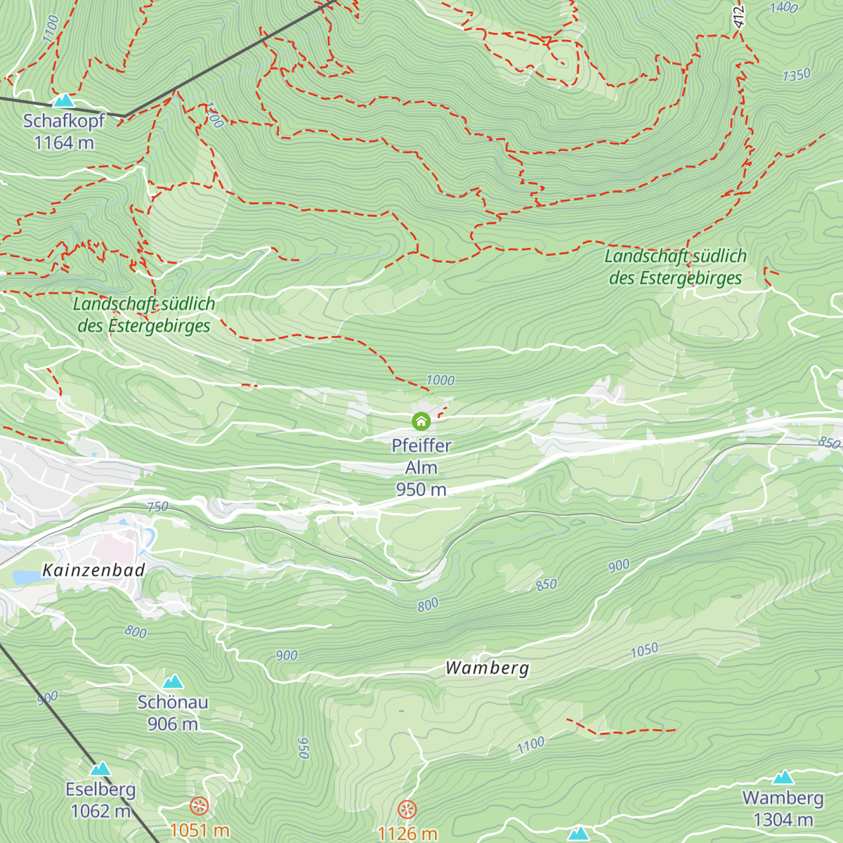 Pfeiffer Alm map