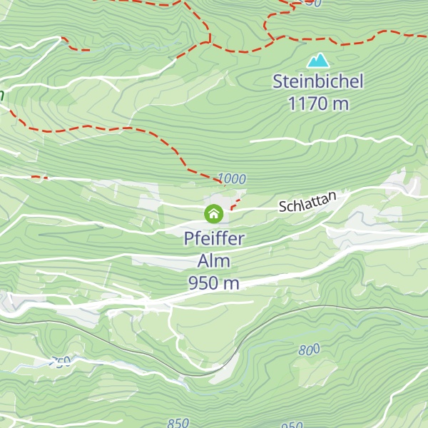 Map of Pfeiffer Alm