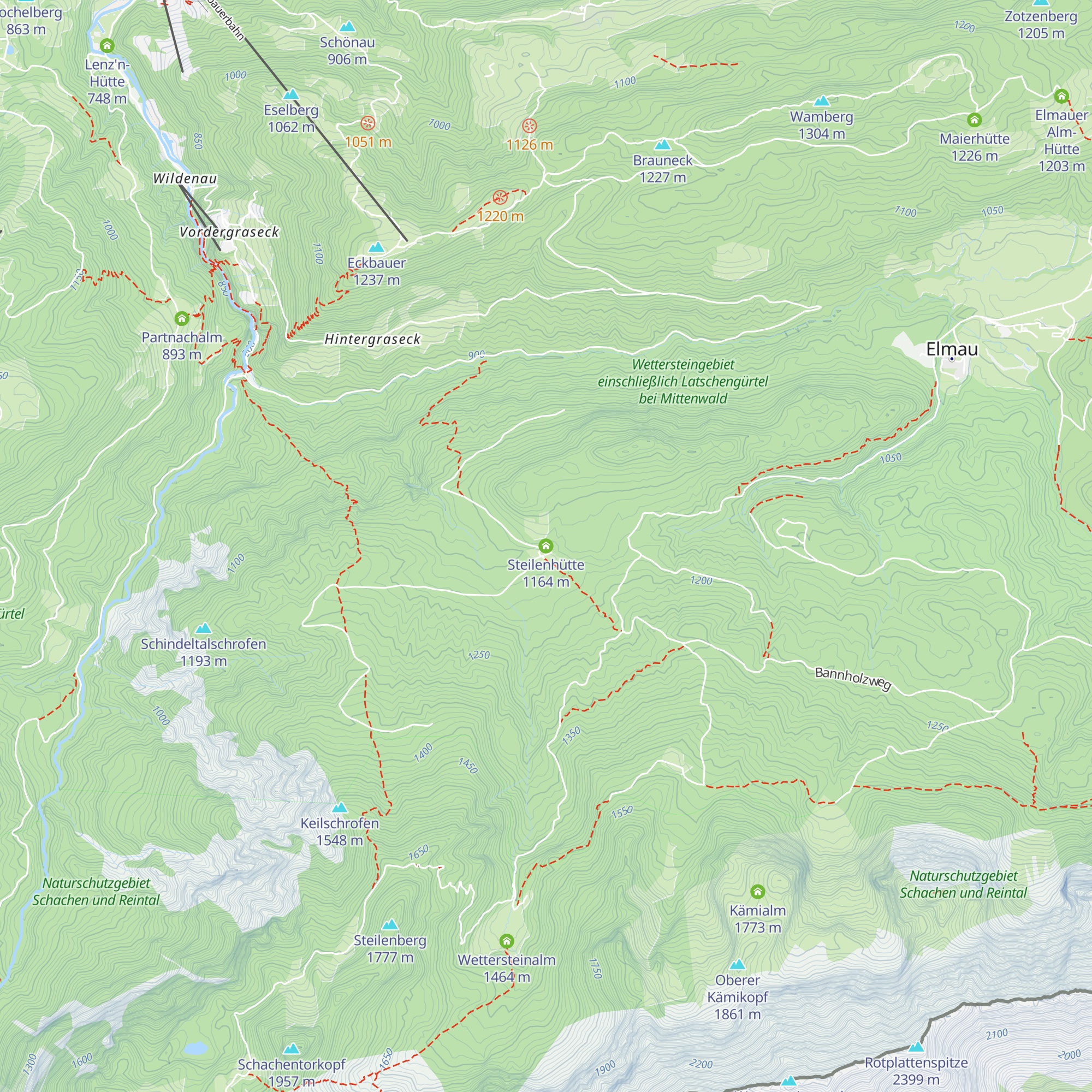 Steilenhütte map