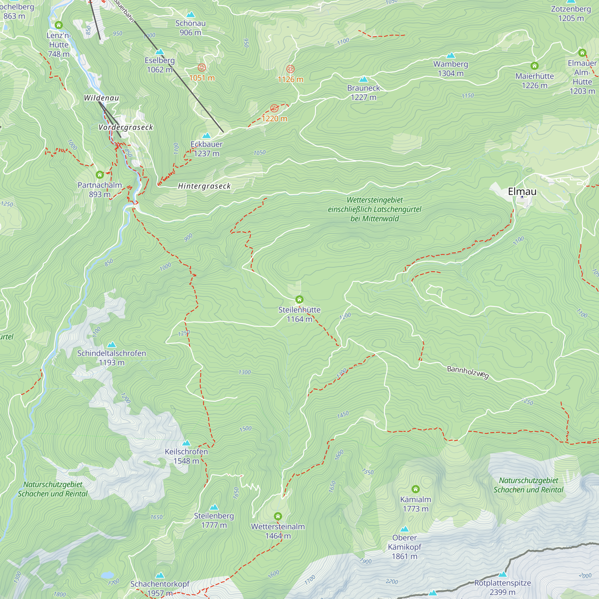 Steilenhütte map