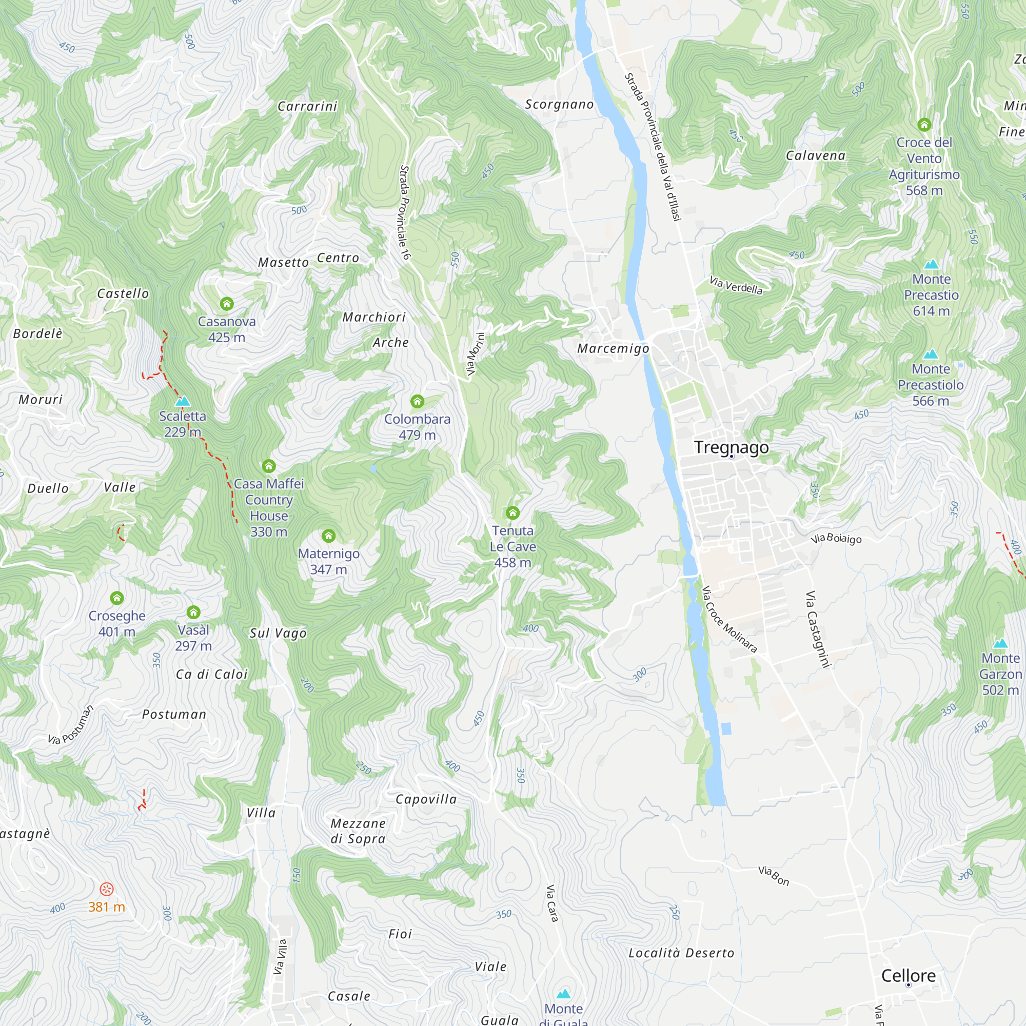 Tenuta Le Cave map