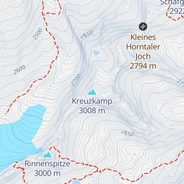 Map of Kreuzkamp