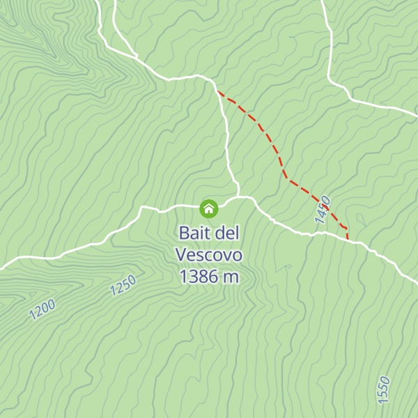 Map of Bait del Vescovo