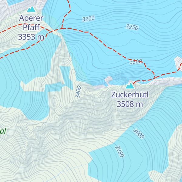 Map of Pfaffenschneid