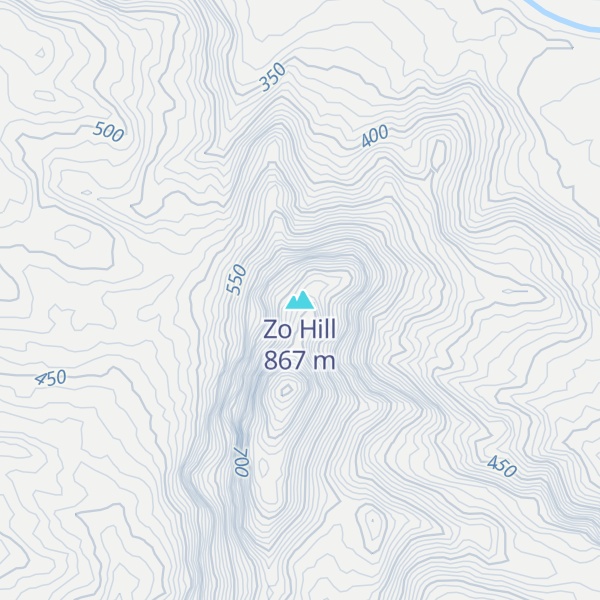 Map of Zo Hill
