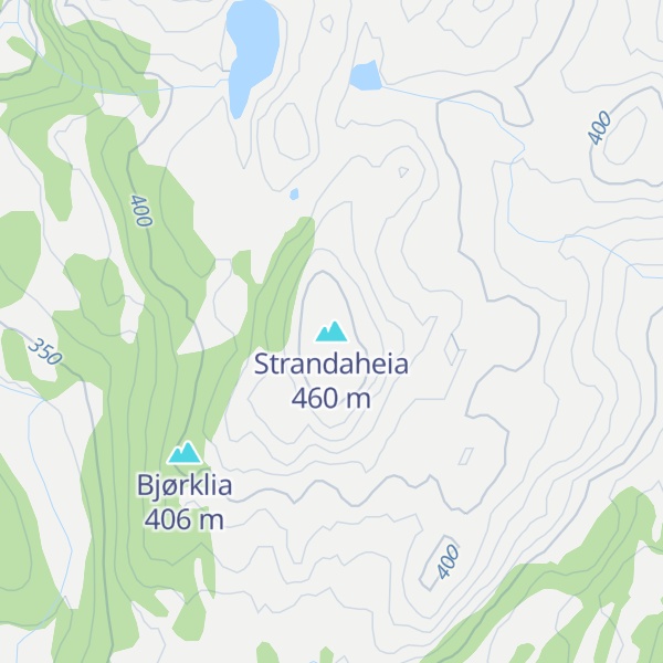 Map of Strandaheia