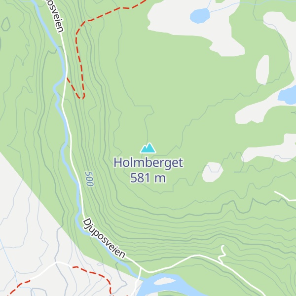Map of Holmberget