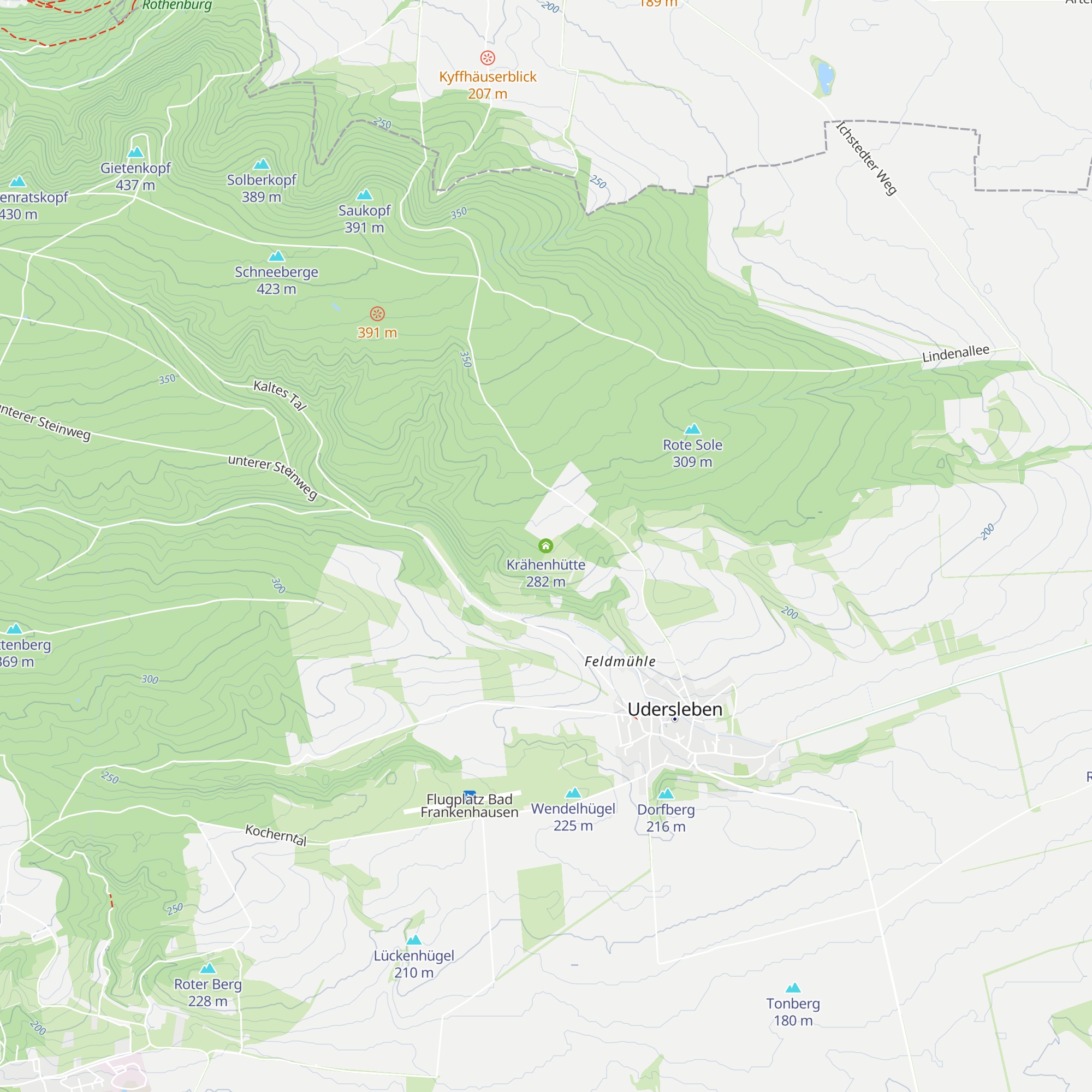 Krähenhütte map