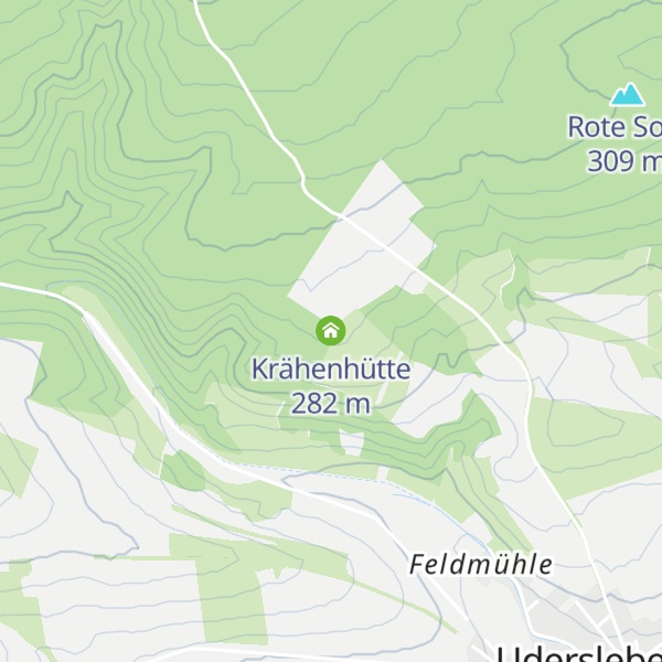 Map of Krähenhütte