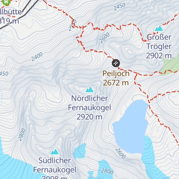 Map of Nördlicher Fernaukogel
