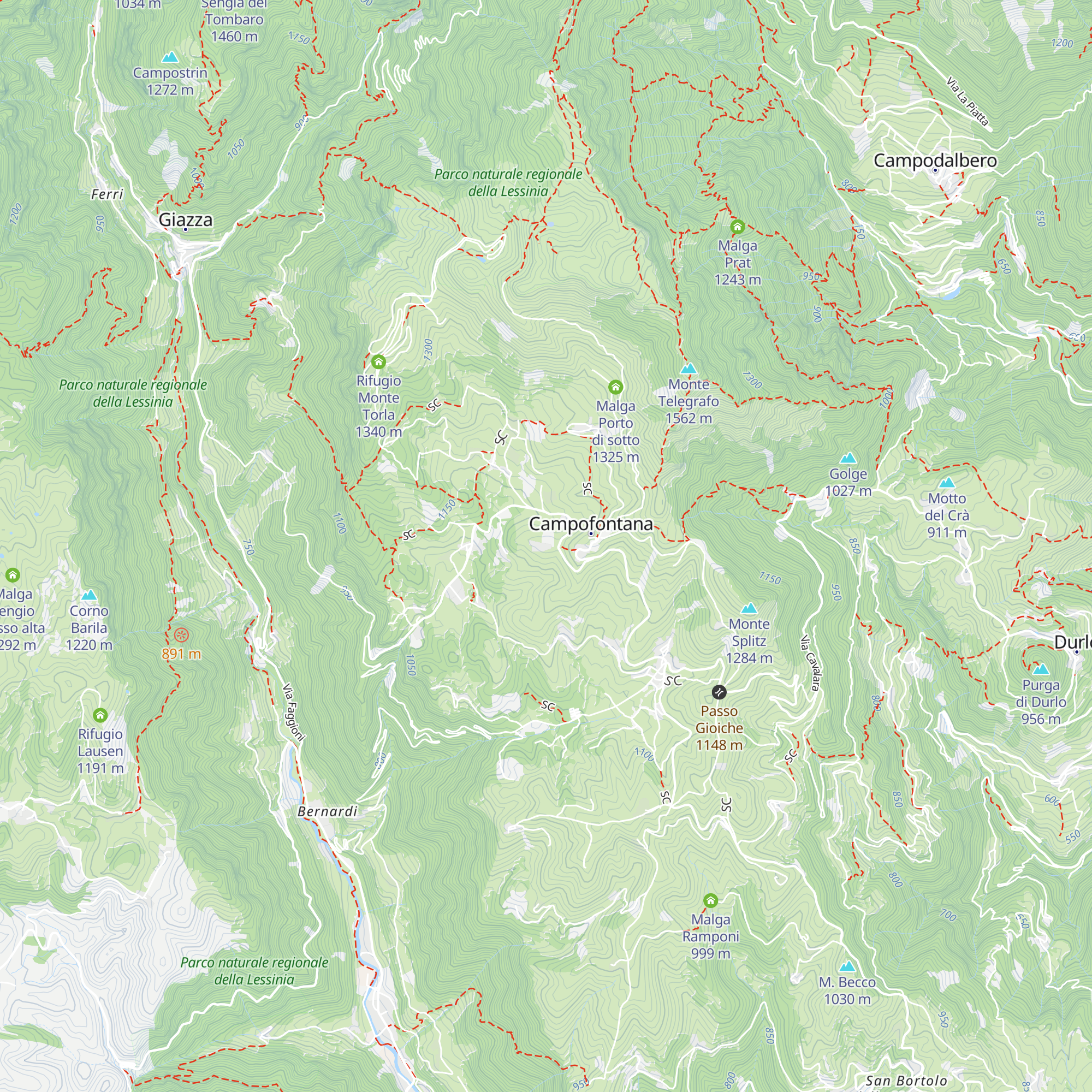 Casa Serena - Centro pastorale diocesano adolescenti map