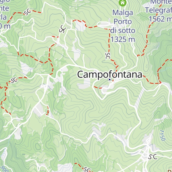 Map of Casa Serena - Centro pastorale diocesano adolescenti