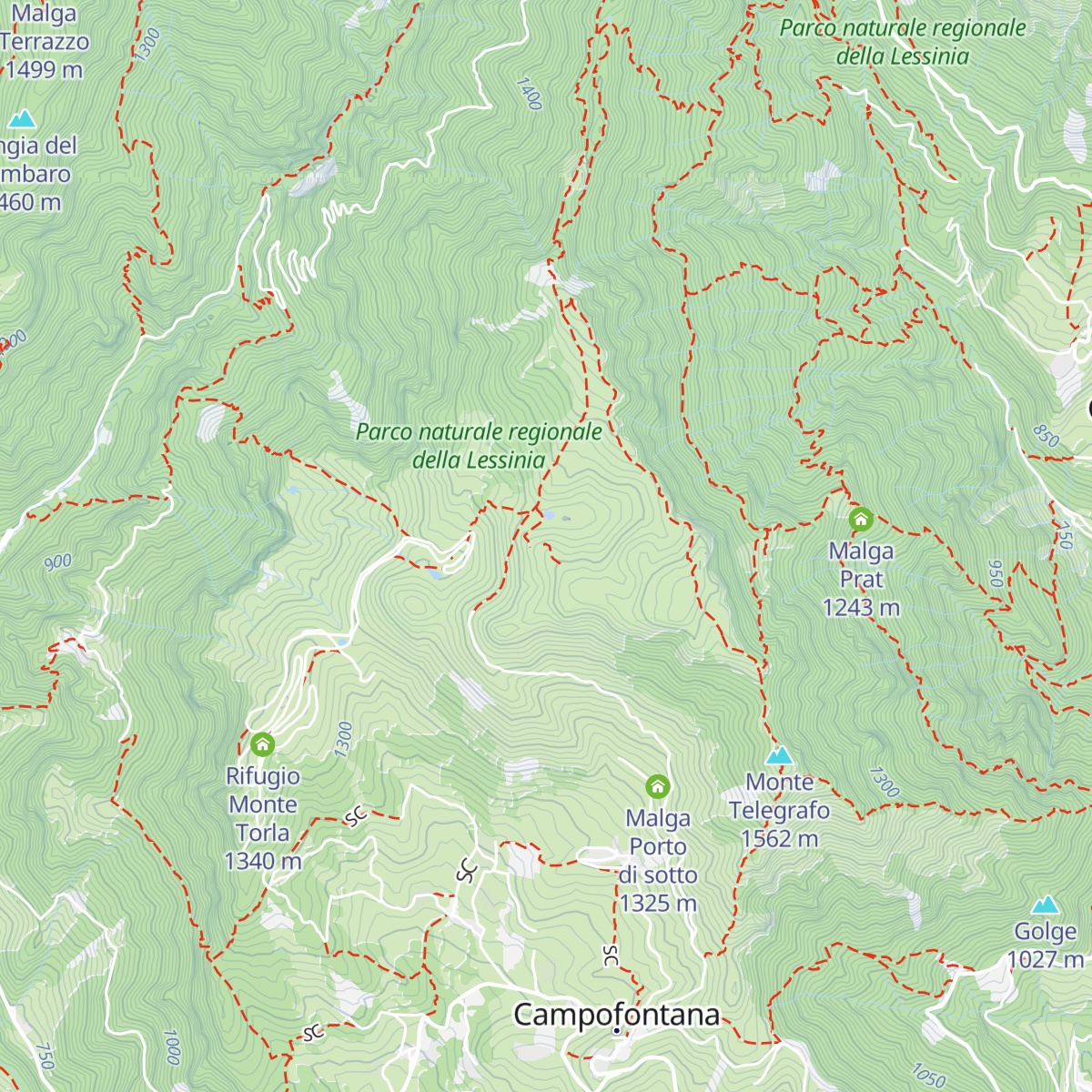 Malga Porto di Sopra map