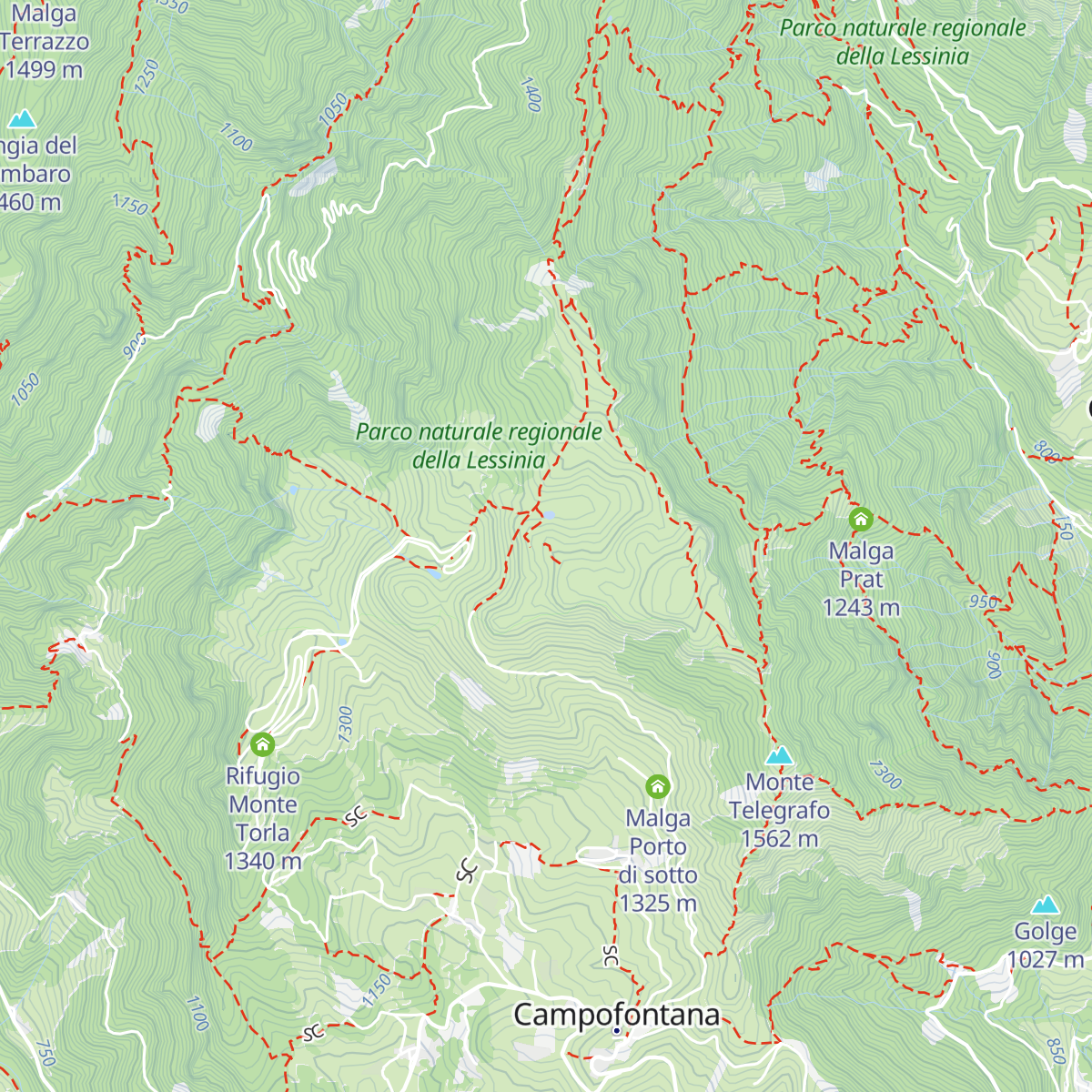 Malga Porto di Sopra map