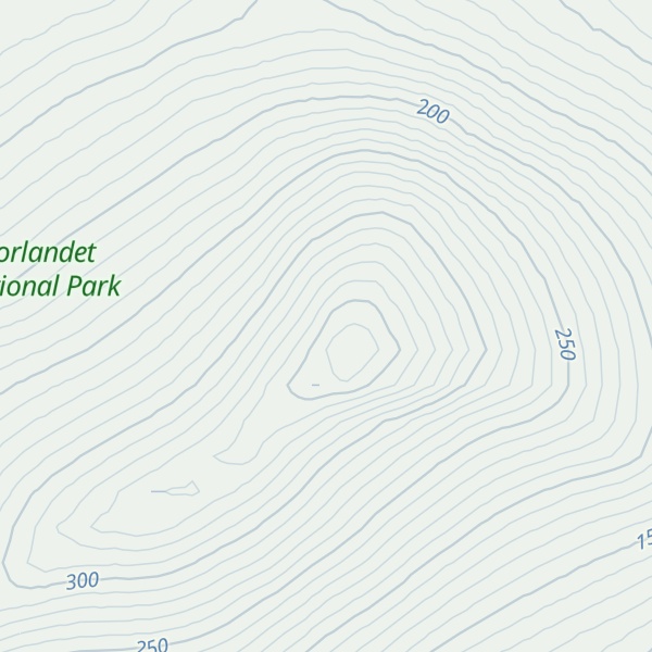 Map of Geddesfjellet