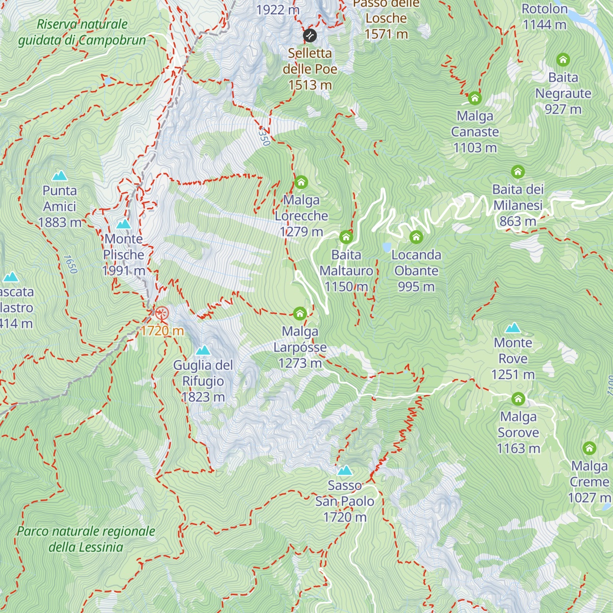 Rifugio Cesare Battisti map