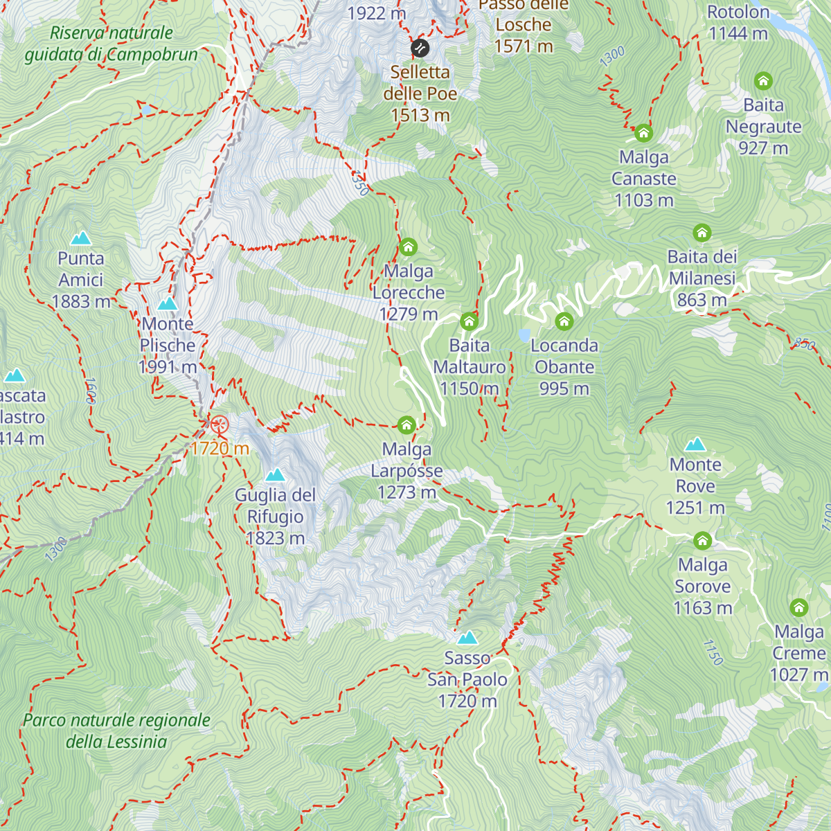 Rifugio Cesare Battisti map