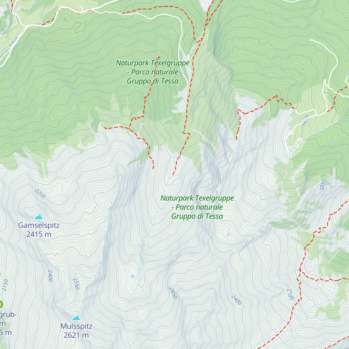 Formazon-Alm - Malga Valmezzana map
