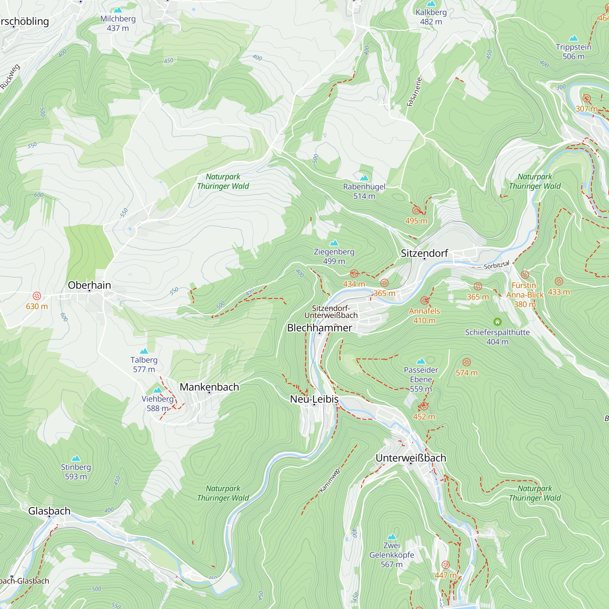 Hütte am Philosophenweg map