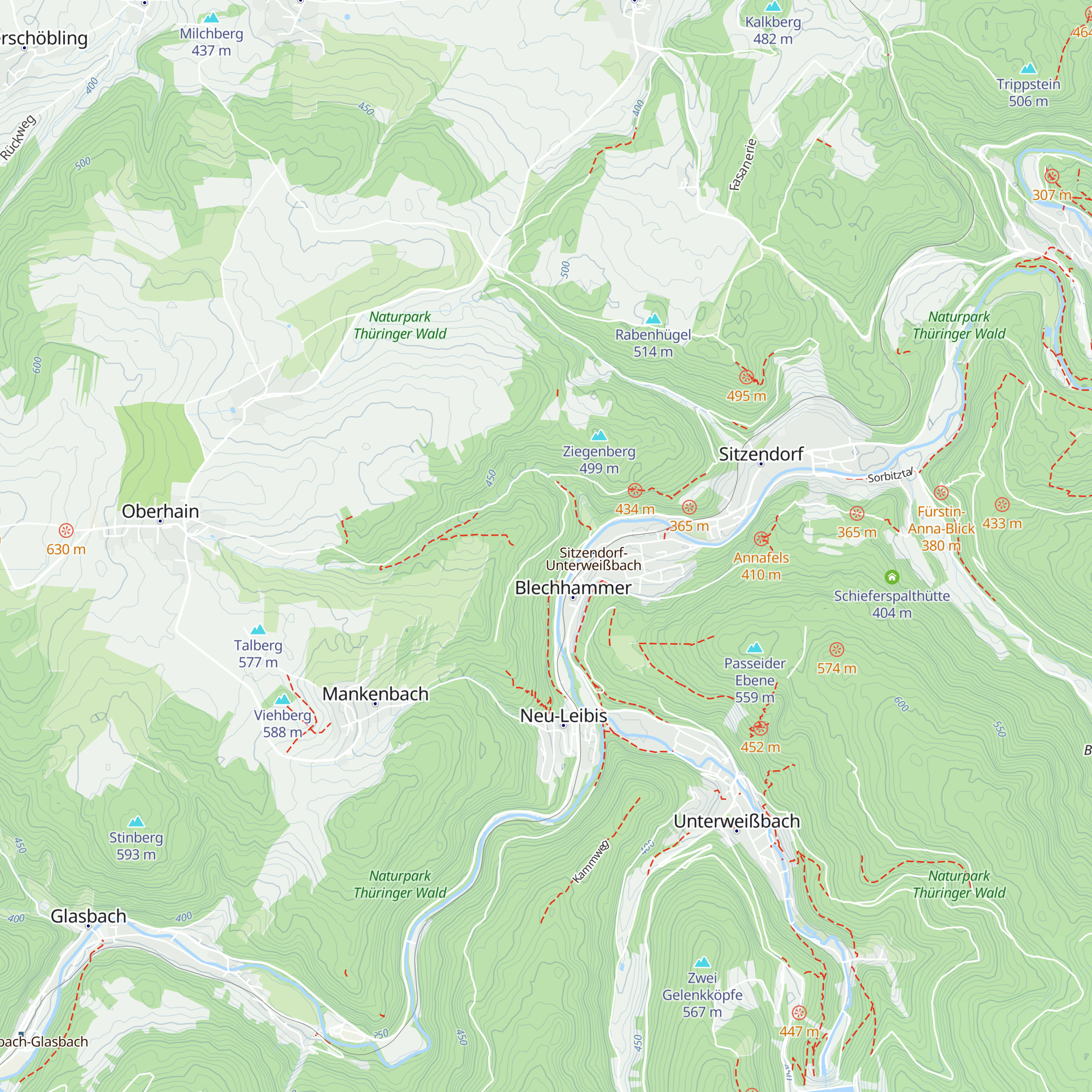 Hütte am Philosophenweg map
