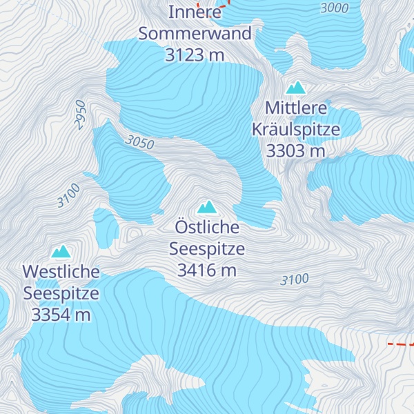 Map of Östliche Seespitze