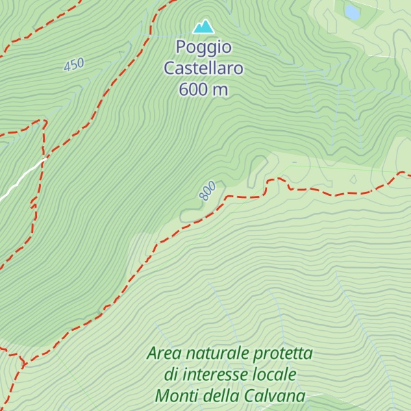 Map of Poggio Cocolla