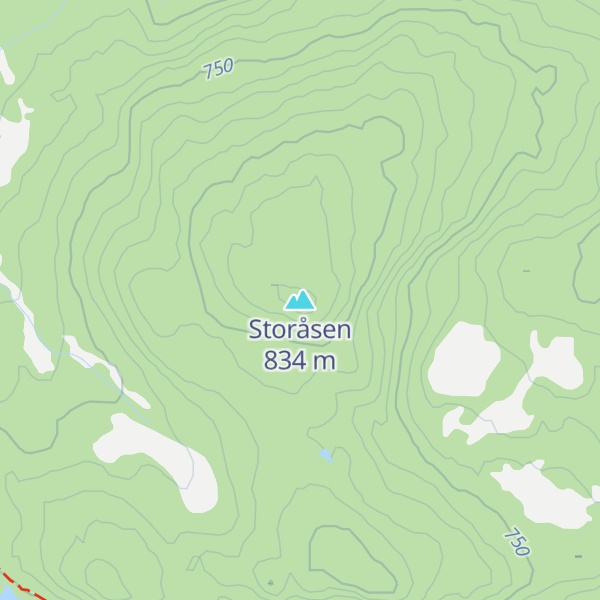 Map of Storåsen