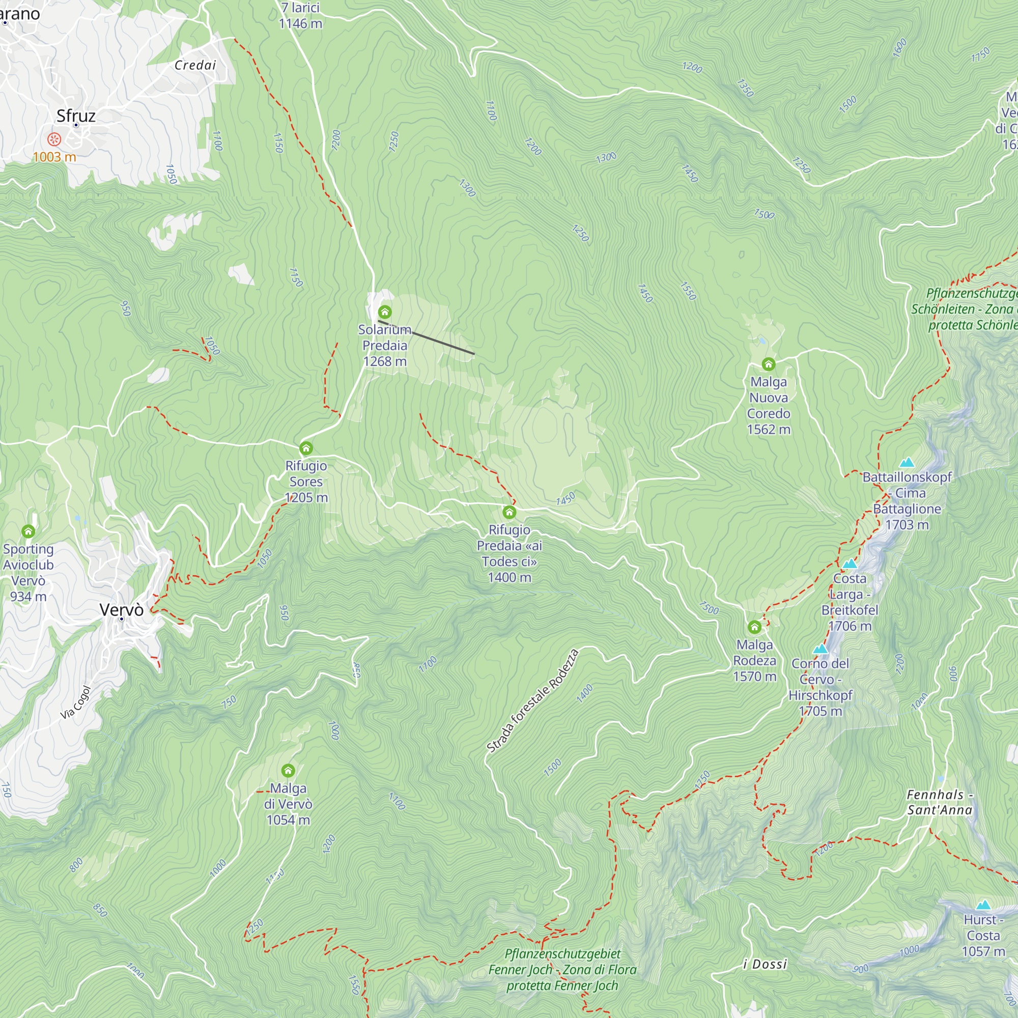 Ristorante Rifugio Predaia «ai Todes ci» map