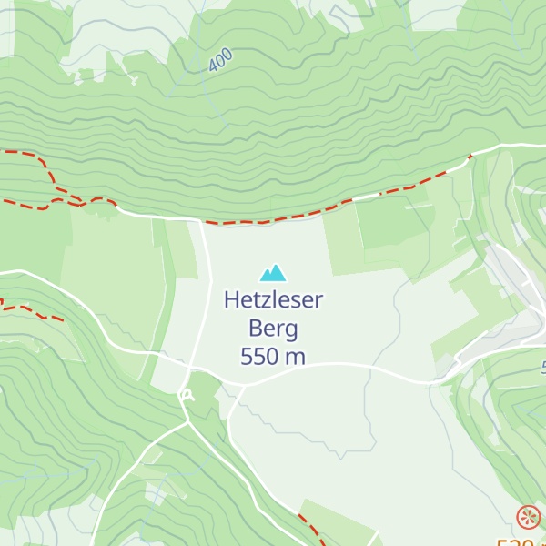 Map of Hetzleser Berg