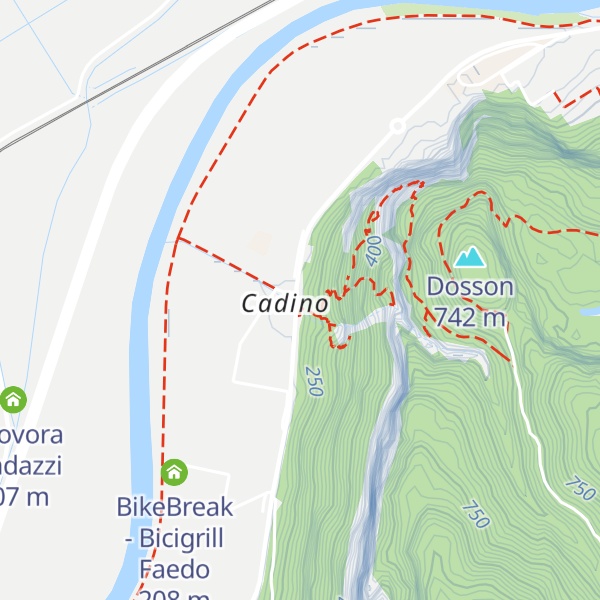 Map of La Ferrata