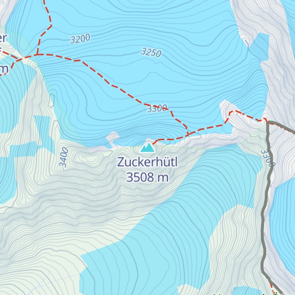 Map of Zuckerhütl