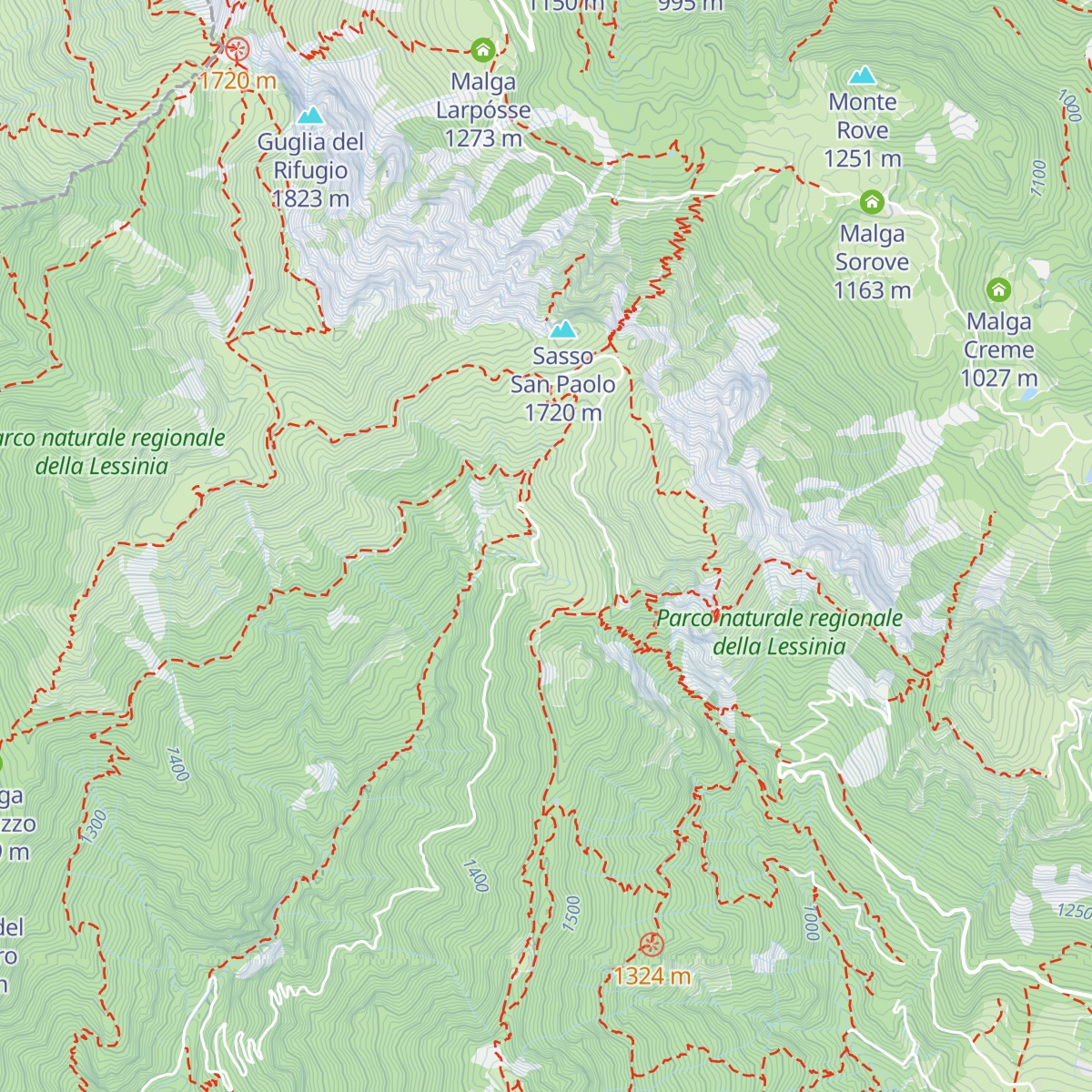 Veneto Agricoltura map