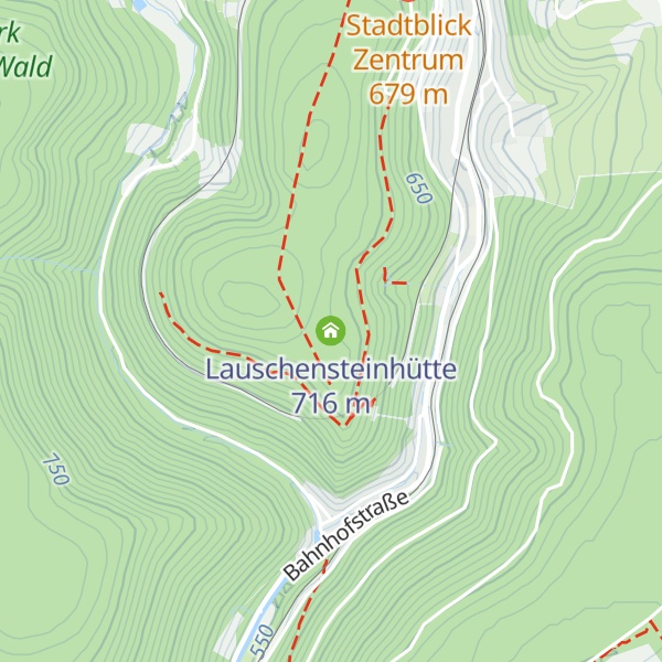 Map of Lauschensteinhütte
