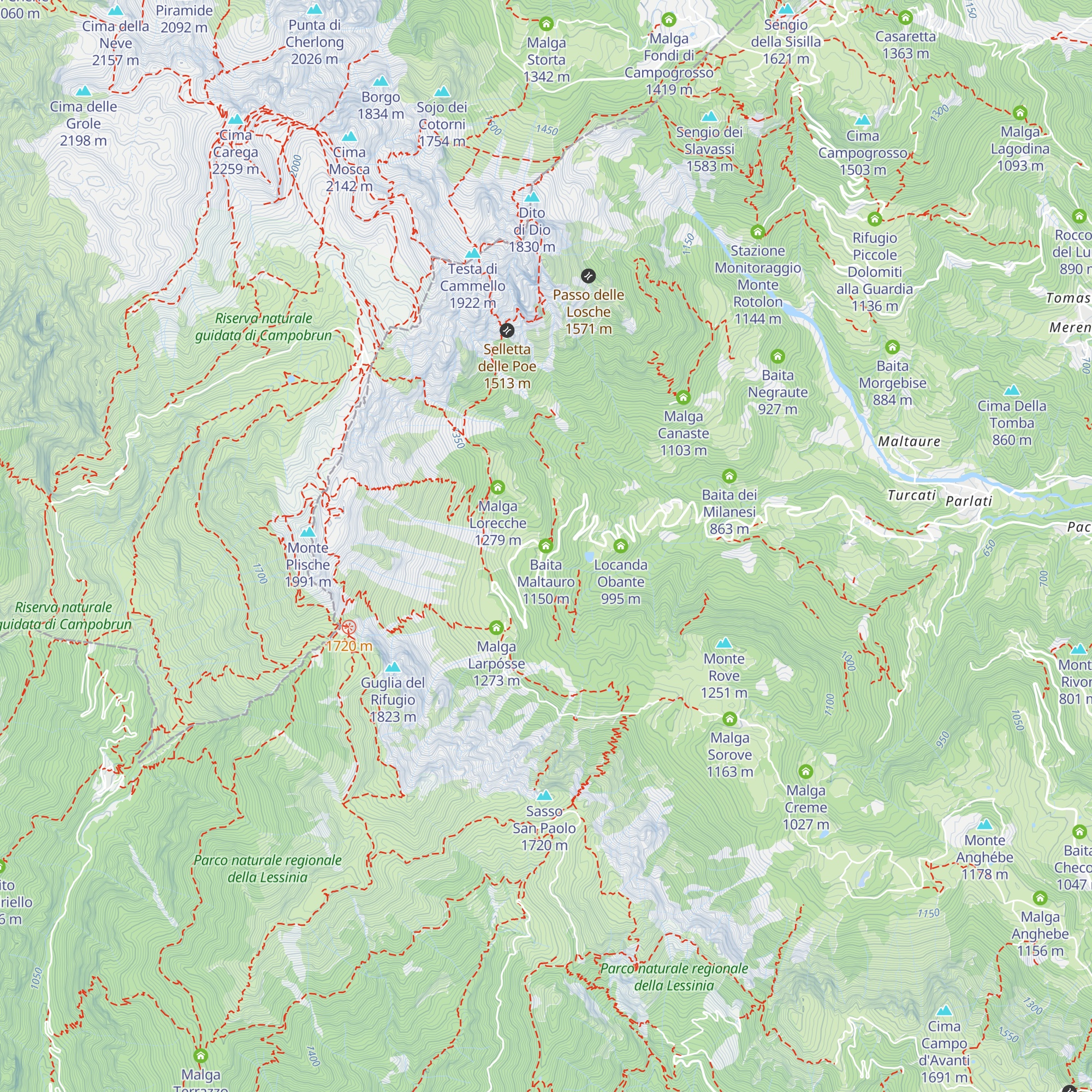Baita Maltauro map